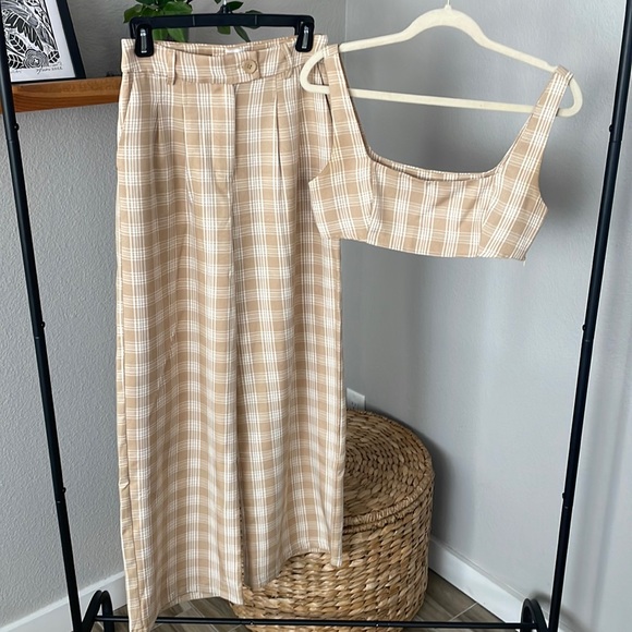 Princess Polly Other - Princess Polly Two Piece Set - US6 Plaid
